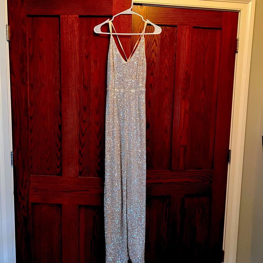 Emprada Gold Sequin jumpsuit